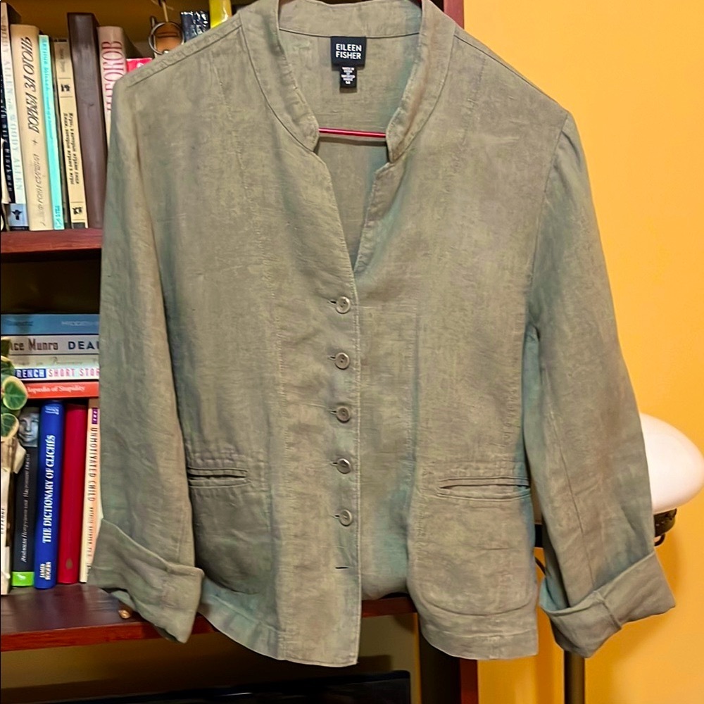 Eileen Fisher Linen Jacket M NWOT